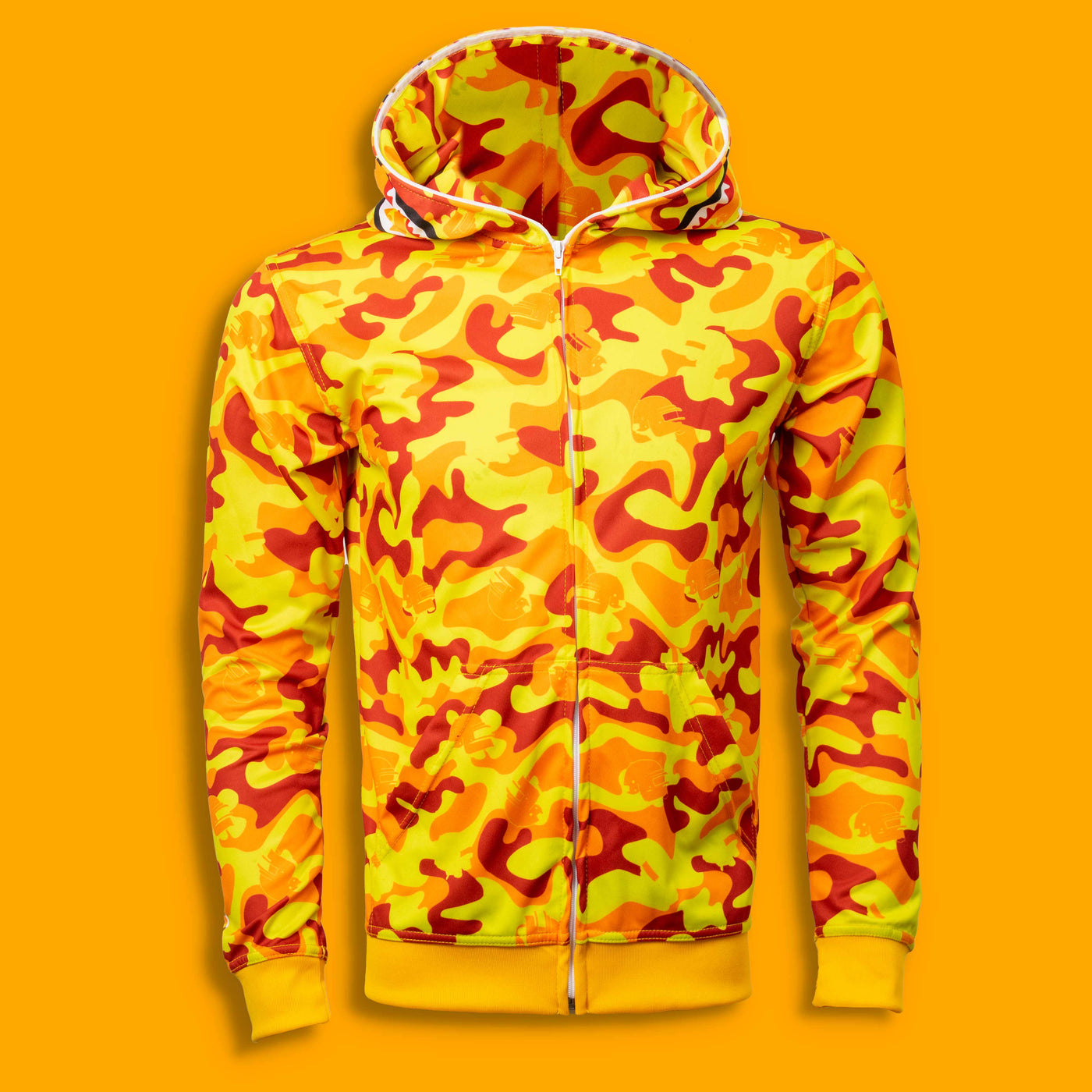 PUBG Bape Yellow Full Zipper Hoodie Set